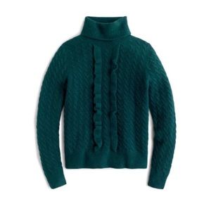 J. Crew Teal Turtleneck Sweater